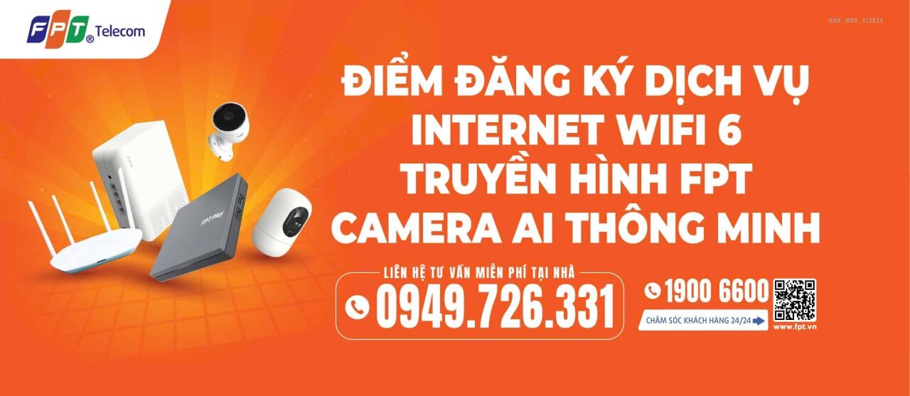 ĐIểm đăng ký mạng FPT Phú Yên