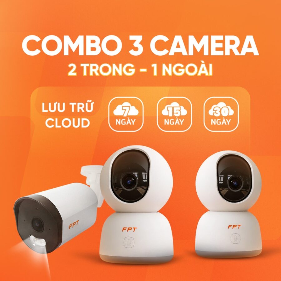 Combo 3 Camera (2 Play 4; 1 IQ4S)